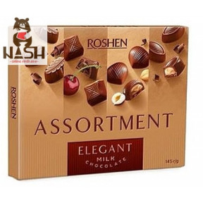Цукерки Рошен Assortment "Молочний шоколад", 145г