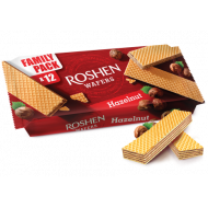 Ukrainian wafers Roshen with nut filling, 210g
