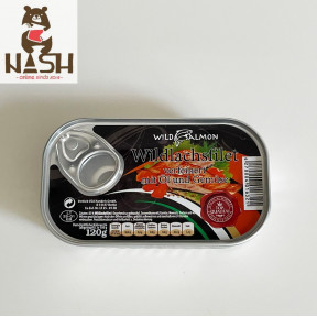 Canned salmon Wild Salmon in oil with vegetables, 120g Canned salmon Wild Salmon in oil with vegetables, 120g