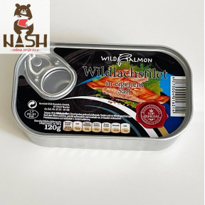 Canned salmon Wild Salmon in own juice, 120g Canned salmon Wild Salmon in own juice, 120g