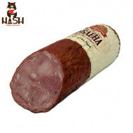 Вареная крупнокусковая колбаса Салтовского мясокомбината "Рублена", 450г 