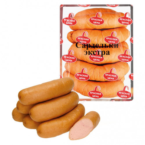 Sausages Red price "Extra", 1300g 