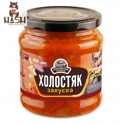 Groente voorgerecht Semilukskaya trapeza "Bachelor", 460 g