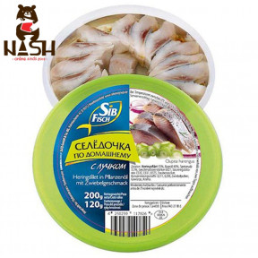 Sib Fish haringfilet "Huisgemaakte bereiding met uien", 200 g