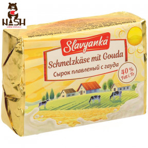 Сыр плавленый Славянка "С Гауда" 40% жирности, 100г
