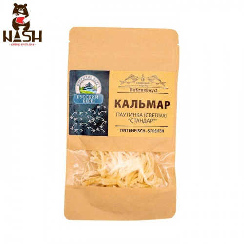 Straw squid snack Russki bereg, 36g