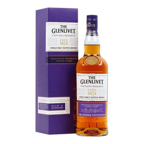 Віскі The Glenlivet Captain's reserve односолодовий 0,7л, 40% (тільки для бізнесів) Віскі The Glenlivet Captain's reserve односолодовий 0,7л, 40% (тільки для бізнесів)