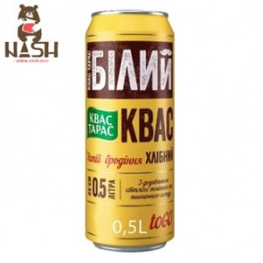 Квас Carlsberg "Тарас Белый", 0.5л Квас Carlsberg "Тарас Белый", 0.5л
