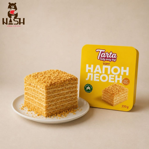 Торт Тарта "Наполеон" замороженный, 370г 