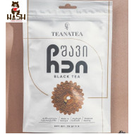 Чорний грузинський чай ручного збору TeanaTea, 70г