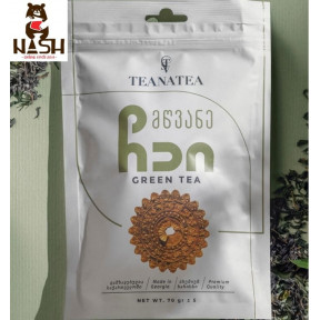 Зеленый грузинский чай ручного сбора TeanaTea, 70г