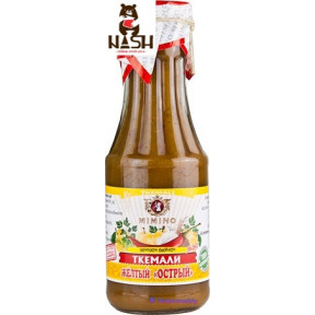 Georgian sauce Mimino tkemali yellow hot, 300ml Georgian sauce Mimino tkemali yellow hot, 300ml