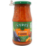 Ukrainian eggplants in spicy saus adjika Veres, 500g