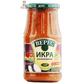 Икра баклажанная Экстра Верес, 500г Икра баклажанная Экстра Верес, 500г