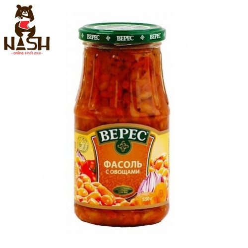 Фасоль с овощами Верес, 500г Фасоль с овощами Верес, 500г