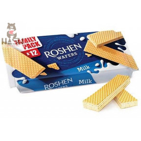 Oekraïense wafels Roshen met melkvulling, 210g