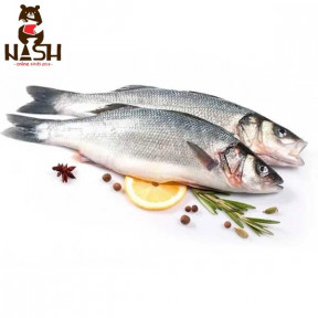 Verse zeebaars, 2 stuks, per stuk ongeveer 500 g, er kunnen extra kosten in rekening worden gebracht voor het gewicht Verse zeebaars, 2 stuks, per stuk ongeveer 500 g, er kunnen extra kosten in rekening worden gebracht voor het gewicht