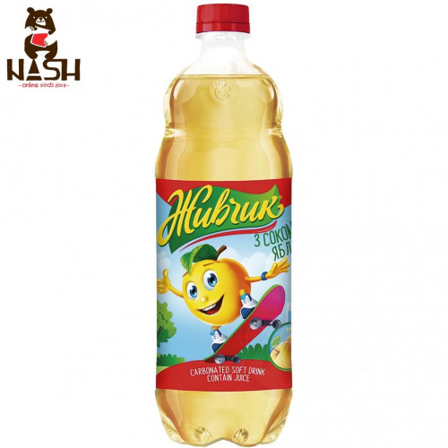Лимонад Живчик с яблочным соком, 1л