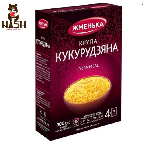 Кукурузная крупа Жменька, четыре пакетика по 75г