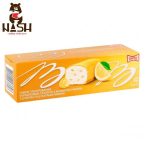 Глазированный творожный сырок Злагода с кусочками засахаренного лимона, 45г