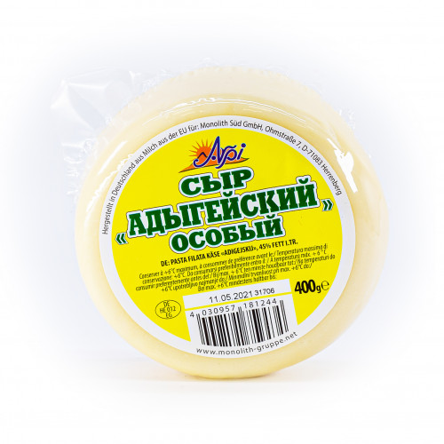 Сыр «Адыгейский» 45% жирности, 400г