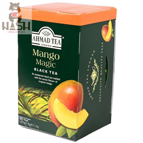 Ahmad thee met mangosmaak, 20 zakjes van 2 g