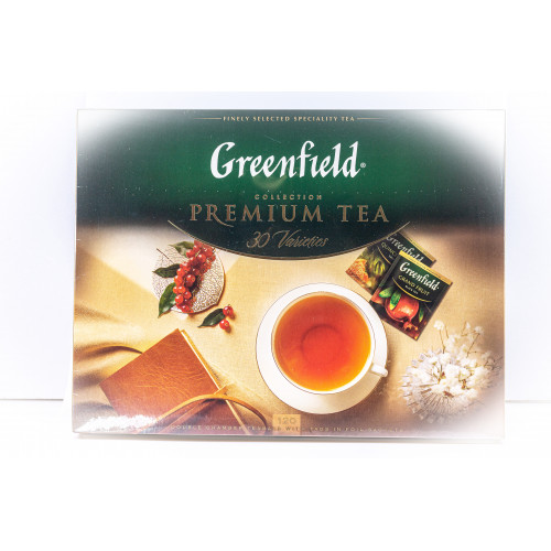Set van 30 verschillende soorten Greenfield-thee, 120 zakjes
