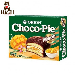 Печиво Orion Чоко-пай із джемом із манго, 12шт.