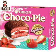 Orion Choco-pie cookies with strawberry jam, 12 pcs.