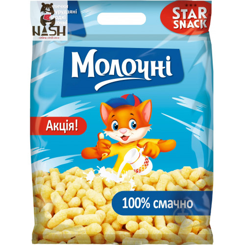 Ukrainian corn sticks Star Snack "Milk", 180g