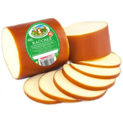 Сыр колбасный Родная деревня "Копченый" 45% жирность, 400г