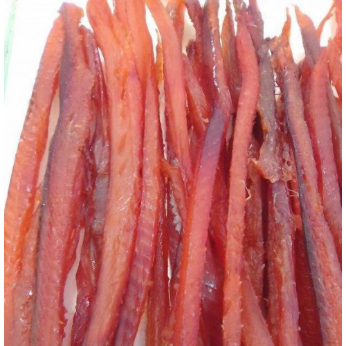 Fillet of wild Kamchatka pink salmon Ikroff, dried smoked, 100g Fillet of wild Kamchatka pink salmon Ikroff, dried smoked, 100g