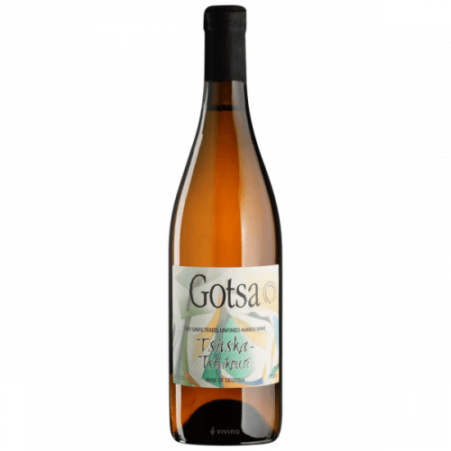 Грузинское оранжевое сухое вино Gotsa Tsitska-Tsolikouri 2016