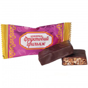 Oekraïnse snoepjes "Fruit brittle" van de Hoshcha food products plant, 250г