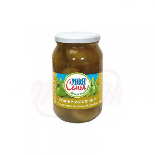 Green barrel tomatoes "My family", 840g