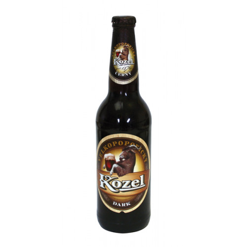 Bier "Kozel dark" donker, 3,8% alc.