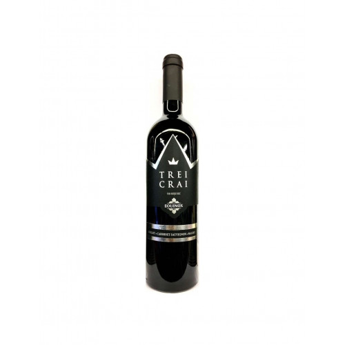 Moldovan red dry biodynamic wine Equinox Trei Crai with organic certificate