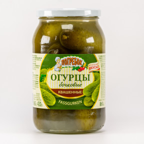 Pickled cucumbers Pogrebok, 900ml