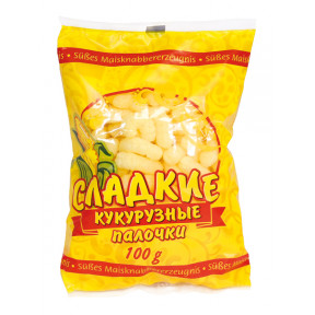 Кукурузные палочки "Сладкие", 100г Кукурузные палочки "Сладкие", 100г