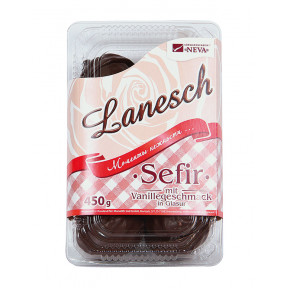 Зефір "Лянеж" зі смаком ванілі, в какаовмісних глазурі, 450г 