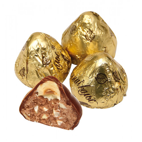 Sweets "Autumn Waltz" with peanuts and hazelnuts in cocoa glaze, 250g