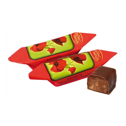 Конфеты "Красный мак" в какаосодержащей глазури, 250g