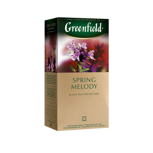 Greenfield-thee "Spring melody" 25 zakjes van elk 1,5 g
