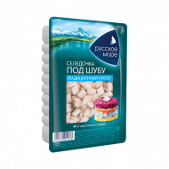 Herring fillet-pieces Bremor "Under a fur coat" in oil, 400g 