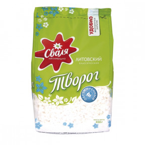 Творог Сваля обезжиренный 0.5% жира, 450г 