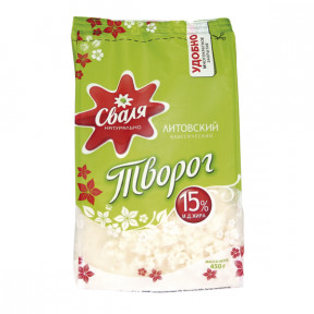 Cottage cheese Svalya 15% fat, 450g 