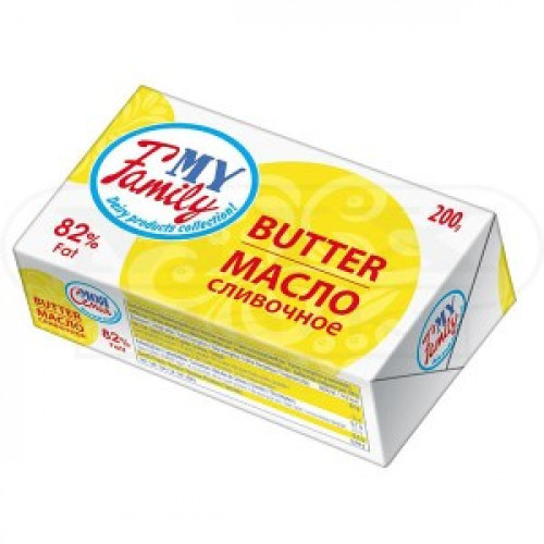 Butter "My Family" 82% fat, 200g