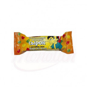 Glazed curd cheese with pieces of jelly 45g