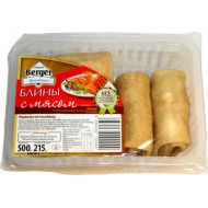 Млинці з м'ясом заморожені BERGER, 500г