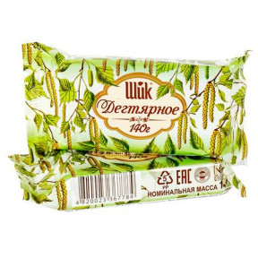 Antiseptic tar soap "Chic" with birch tar, 140g